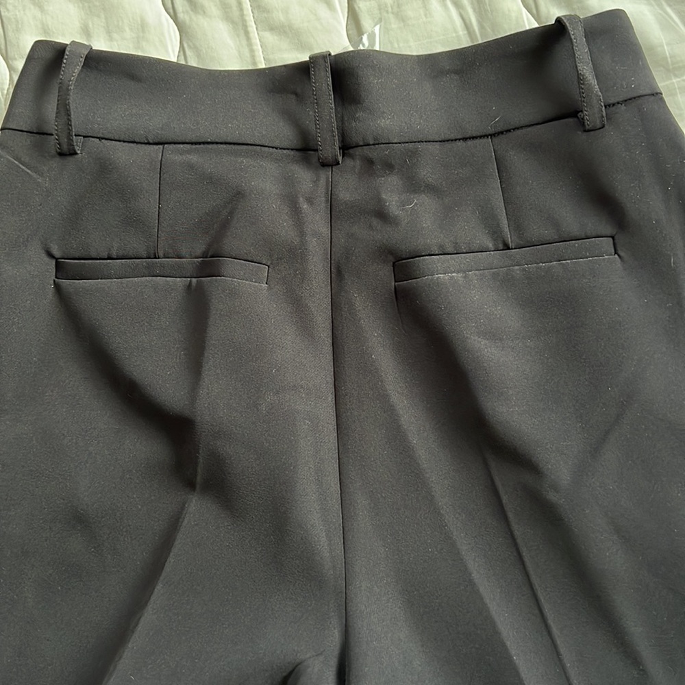 Boston Proper Black Wide Leg Pleated Slacks (new) Size 2 - Picture 6 of 6